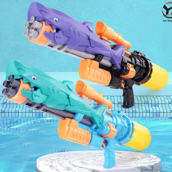 Water Gun Summer Outdoor Water Spray Big Guns Range Pools Beach Water Battle Fun Play Toys Children Boys Girls Blind Box Random