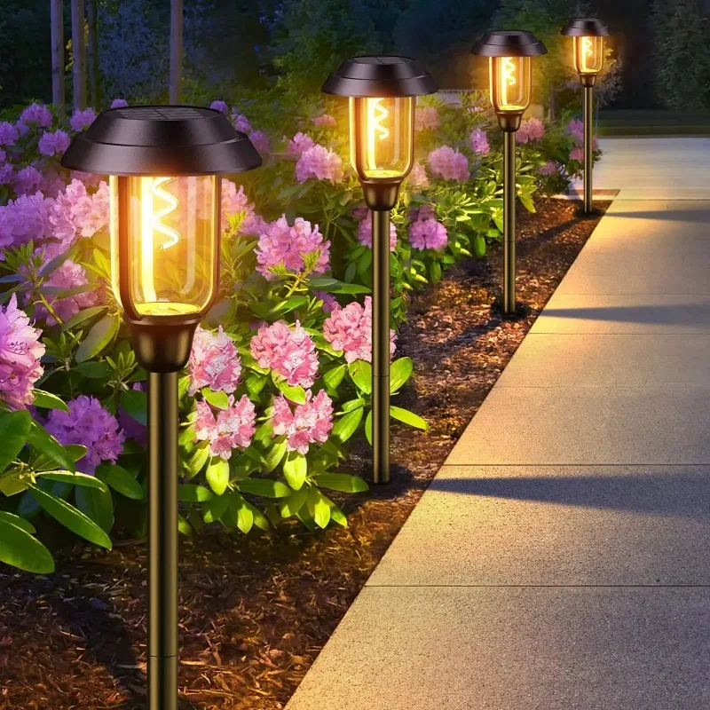 

Lawn Light Solar LED Solar Flame Light Outdoor Garden Ground Landscape LED Spike Lamp Lawn Decoration Supplies