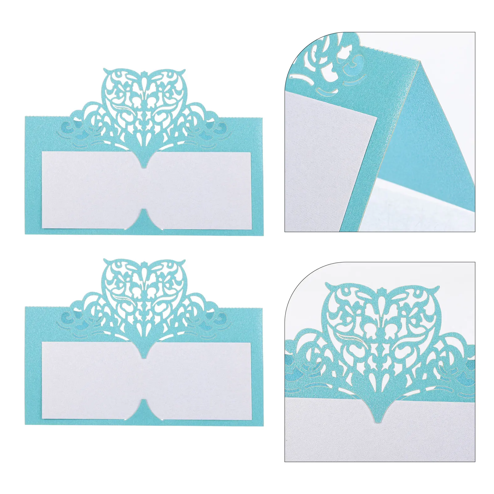 

50 Pcs Wedding Decor Love Card Reserved Signs for Name The Table Place Names Settings Tables Holders Seating Chair