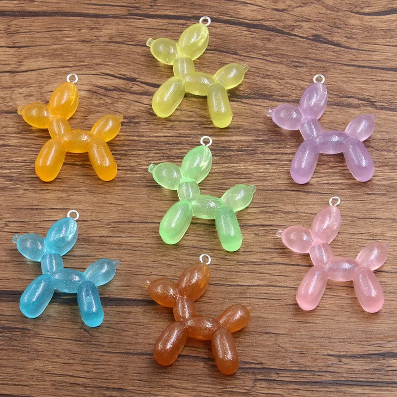 10 قطعة 7 النوى 35*38 مللي متر ريسينا ثلاثية الأبعاد الحيوان إنكانتوس بالاو كولوريدو بينجينتي دي كاو الفقرة brinco chaveiro لتقوم بها بنفسك جويا فولينج