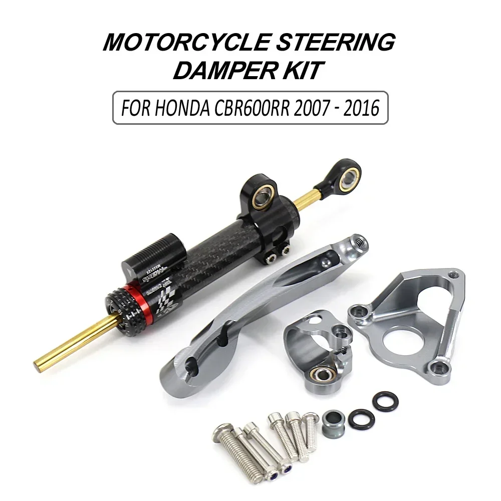 NEW Motorcycle Parts For Honda CBR600RR CBR 600 RR Steering Stabilize Damper Bracket Mount 2007-2016 2008 2009 2010 2011 2012 13