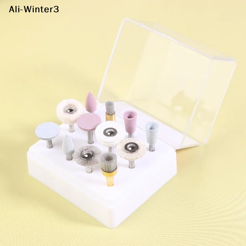 

【TR】12 PCS Upgraded Silicone And Brush Grinding Head Mixed Polishing Set - Achieve High-gloss Polishing With Polishing Paste