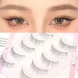 3D Mink Hair False Eyelashes Natural Simulated Little Devil Manga Lashes Eyelash Extension Super Light Fake Eyelashes Women