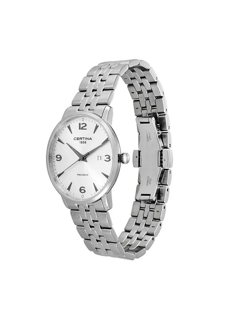 Certina Carmen-Montre à Quartz en Acier Inoxydable pour Homme, Simple, Étanche, pour Couple d'Affaires