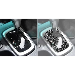 for Hilux 2015 2016 2017 2018 2019 2020 2021 Gear Shift Panel Trim Sticker Decoration Cover Car Accessories Forge Carbon Fiber