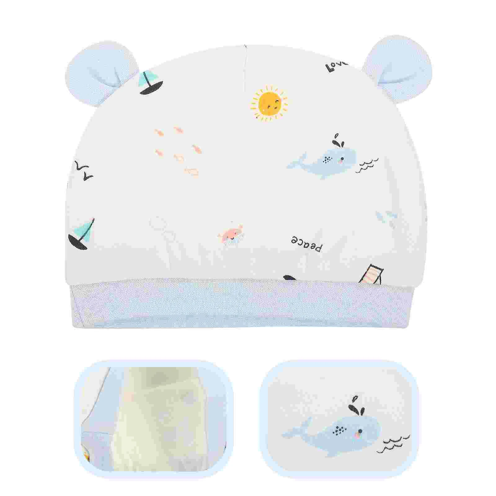 

Baby Hat Winter Cap Gift Cotton Kids Hats Infants Newborn Bow Turbans Headwear Men and Women Girl Gifts