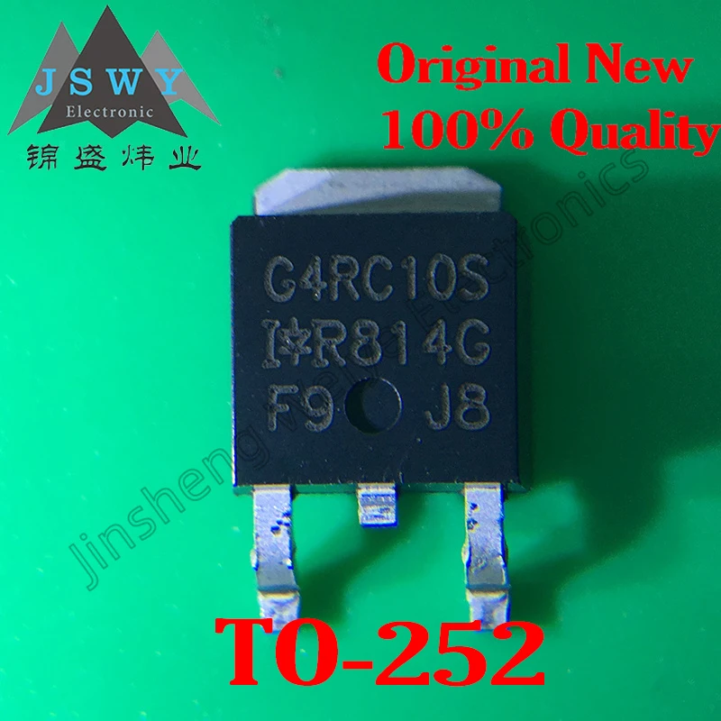 

(10/50PCS) IRG4RC10S G4RC10S TO-252 600V 2A MOS Field Effect Tube OEM In Stock Ships Fast!