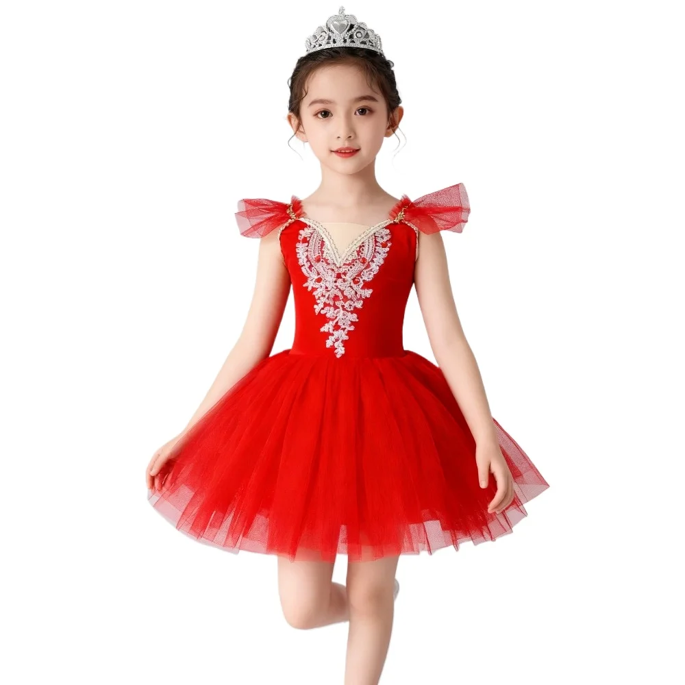 

Kids Clothes Dance Wear Children's Clothing Elegant Cute Ballet Dress Leotards for Girls Dresses Stage Costumes Tutu Performance