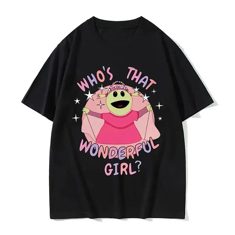 

Fashion Women's T-Shirt Nanalan Who's That Wonderful Girl Tshirts I Love My Girlfriend Graphic Printing Tee-shirt 01336 Casual