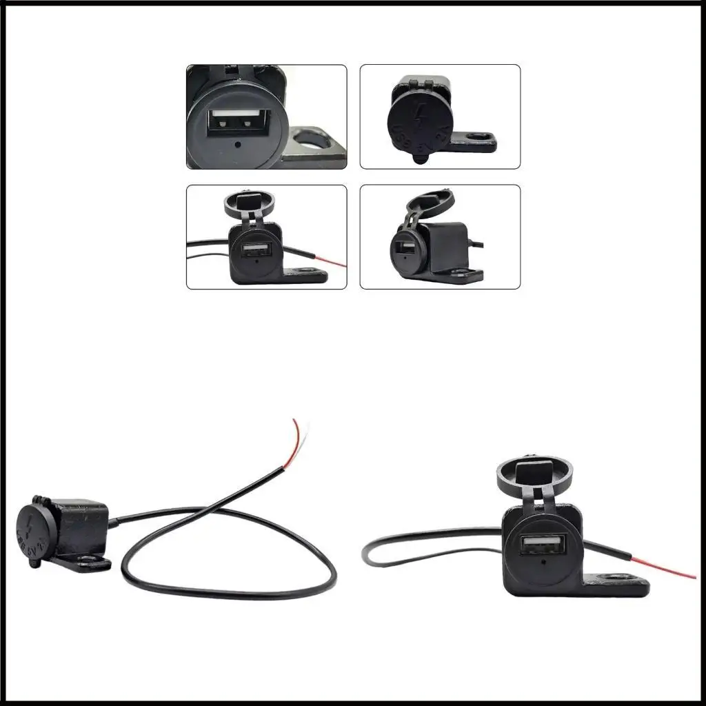 

Motorcycle USB Charges Port Charging Socket for Easy Device Charging travel
