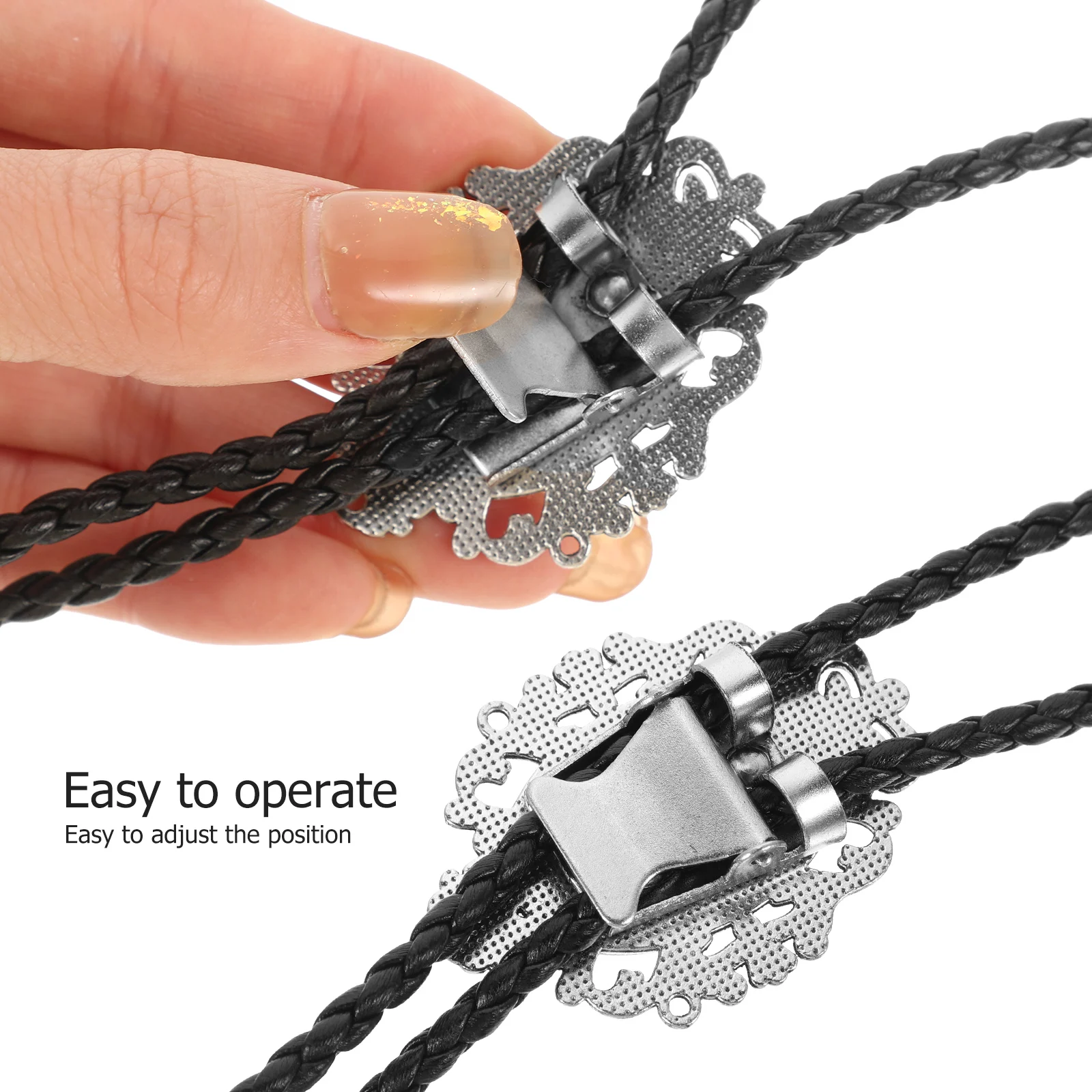 

Women Agate Bolo Tie Creative Charm Pendant Shirt Suit Accessories for Party Night Out Casual Prom