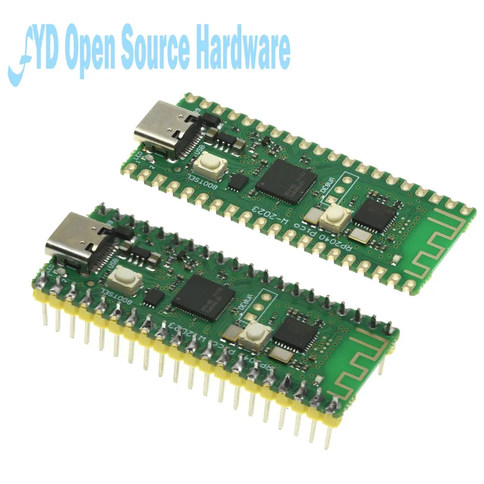 for Raspberry Pi Pico W Board TYPE-C RP2040 Dual-Core ARM Low-Power Microcomputers High-Performance Cortex-M0+ Processor