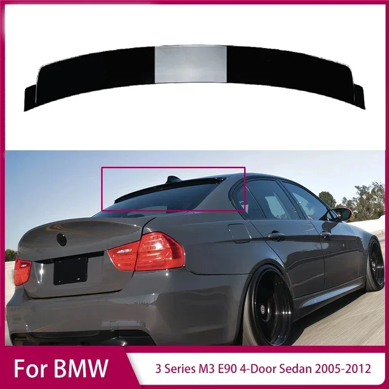 

rear Roof spoiler Splitter Wings Window Body Kits for BMW 3 Series M3 E90 4-Door Sedan 2005-2012 Wing Lip