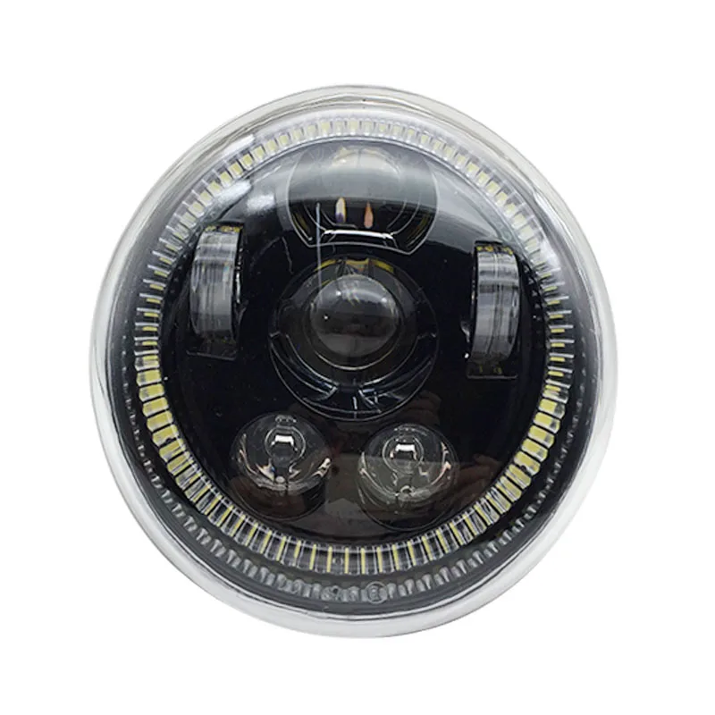 

DOT White Halo Ring LED Headlights For Motorcycles Vrod V Rod V-ROD VRSC VRSCDX VRSCA 02-17 Motorcycles V Rod Headlamp