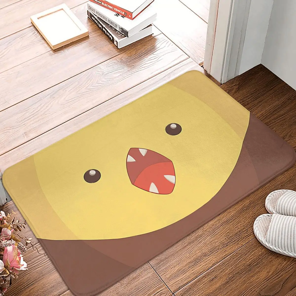 Ronka XIV Final Fantasy Chocobo Game Non-slip Doormat Carpet Bath Kitchen Mat Outdoor Indoor Pattern