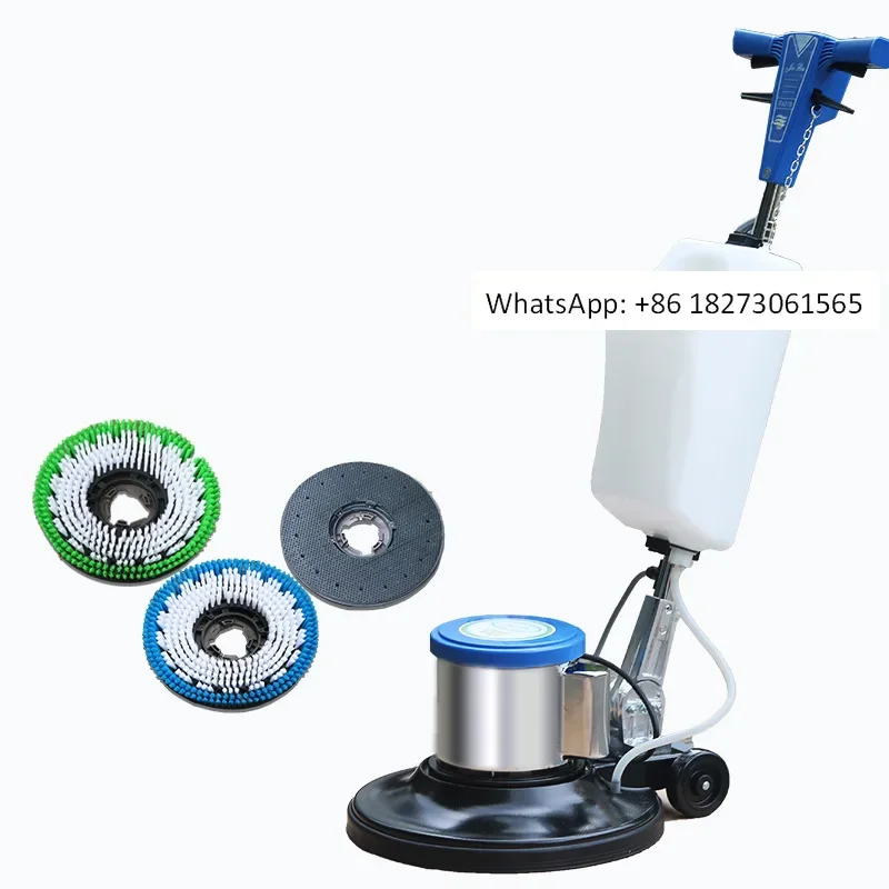 17 inch handzame industriële elektrische was- en polijstmachine, vlindervormige vloerreiniger voor beton, marmer, kunststof, motorblok BF522
