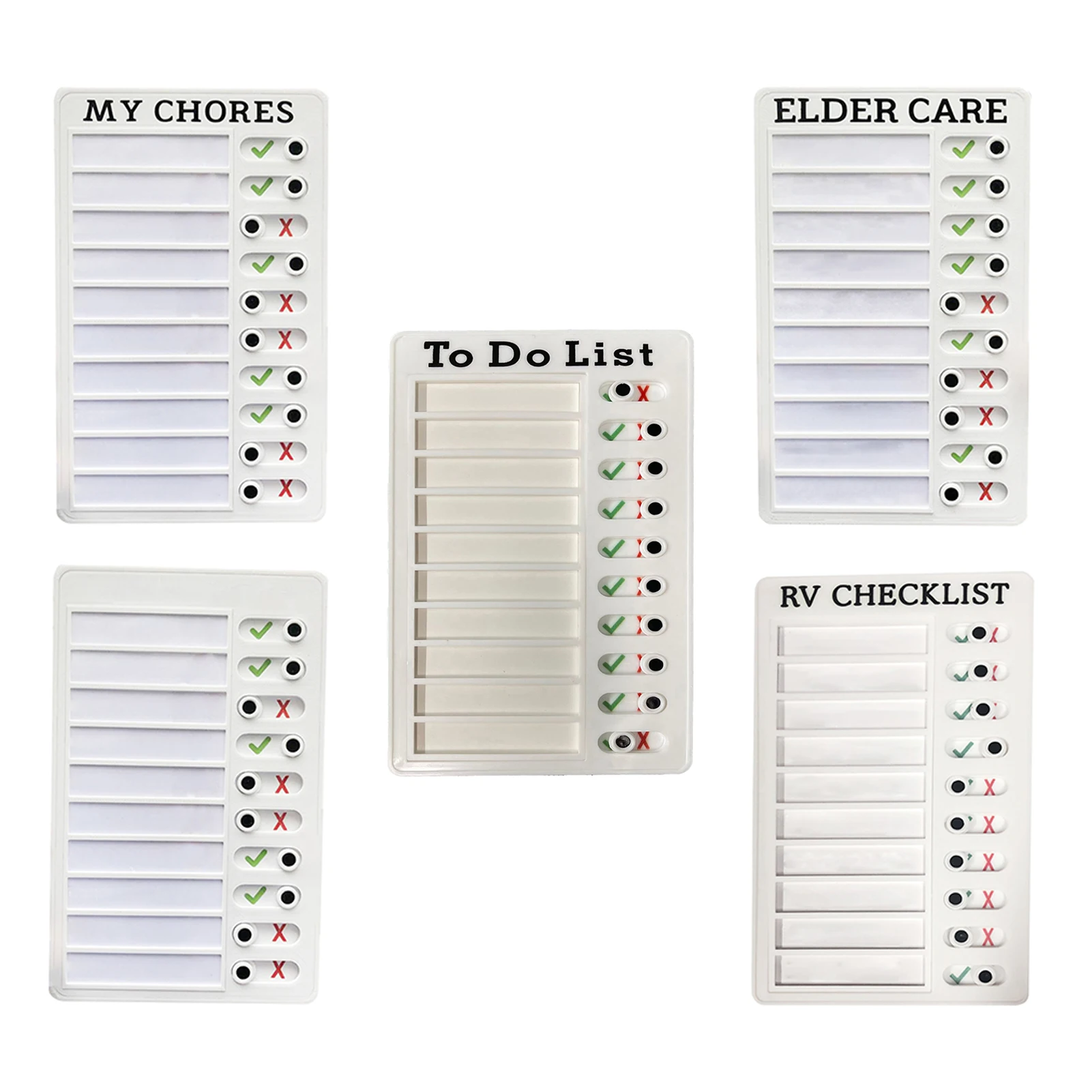 Portable Multi-purpose Memo Checklist To Do List Notepad Board Daily Schedule Memo Board For Car RV Classroom Home Wall