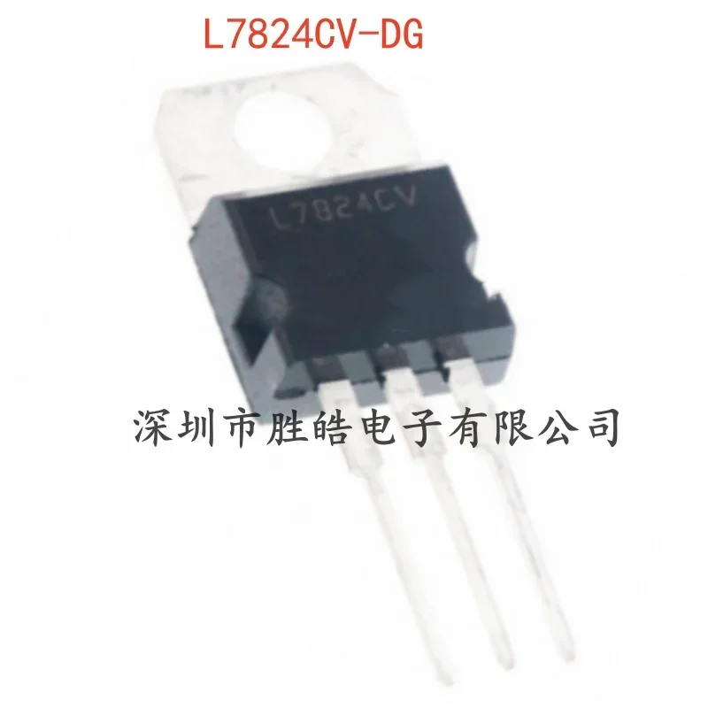 

(10PCS) NEW L7824CV-DG +24V Linear Regulator Chip Straight In TO-220 L7824CV-DG Integrated Circuit