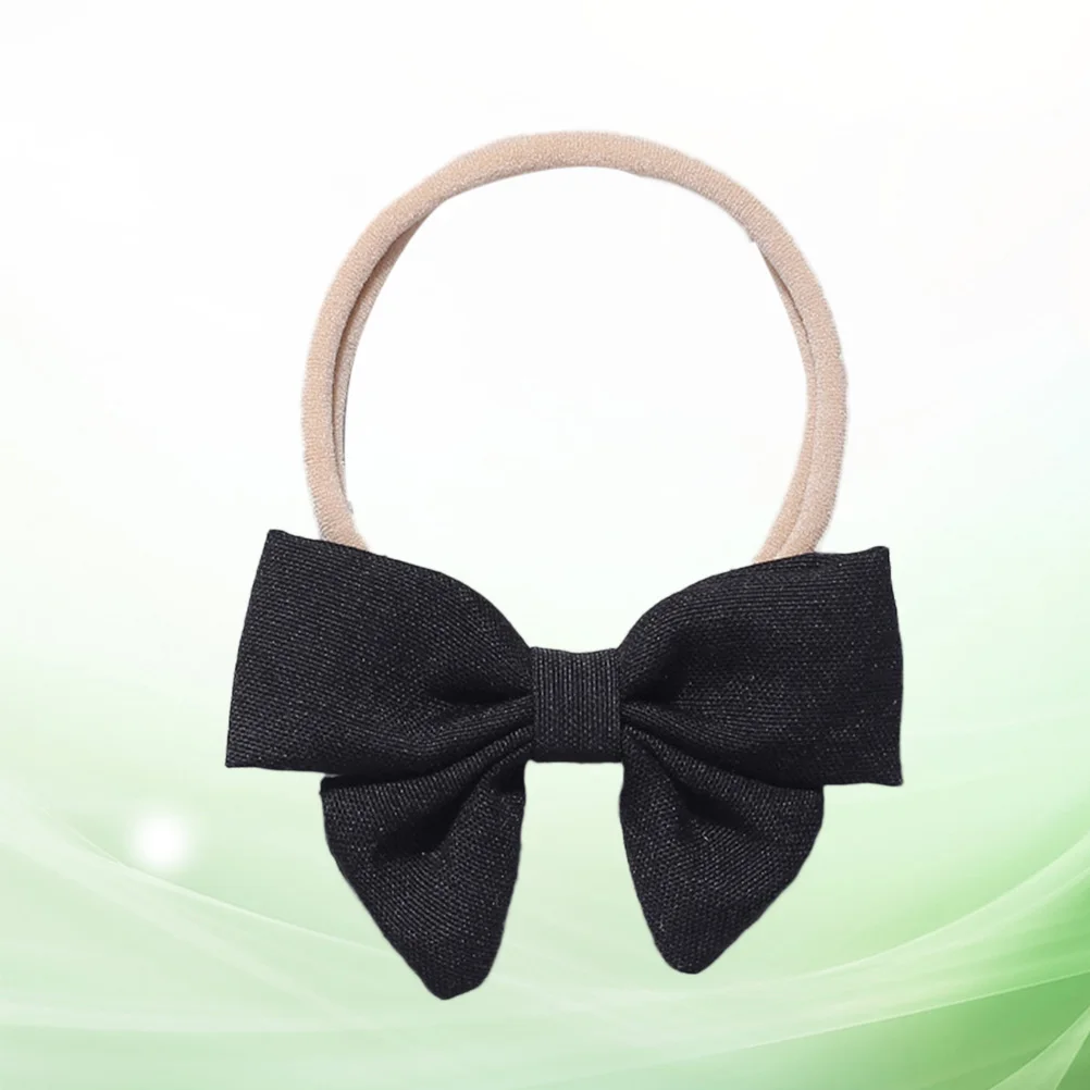

Baby Headbands Hair Accessories for Babies Girls Bow Headbands Newborns Headwear Black Bows Soft Comfortable for Parties