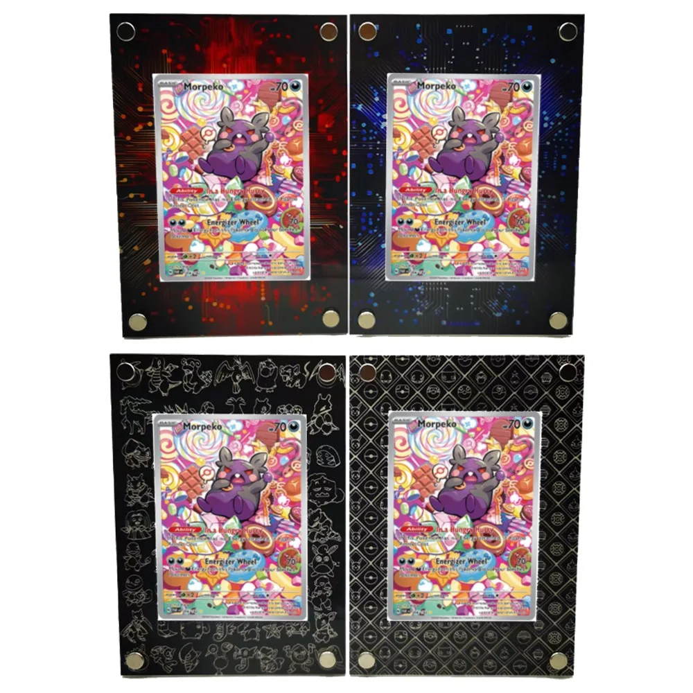 

Акриловый кирпич для карточек своими руками для Yu-Gi-Oh! Египетский Бог Голубые Глаза Белый Дракон PTCG Коллекционная Карта Настольный Стенд Праздничный Подарок