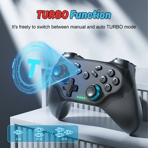 Imagen 2 del producto Controlador inalámbrico para Pc/Switch/Oled/Ios/Android Bluetooth Gamepads Turbo controlador de juego Control de vibración consola remota