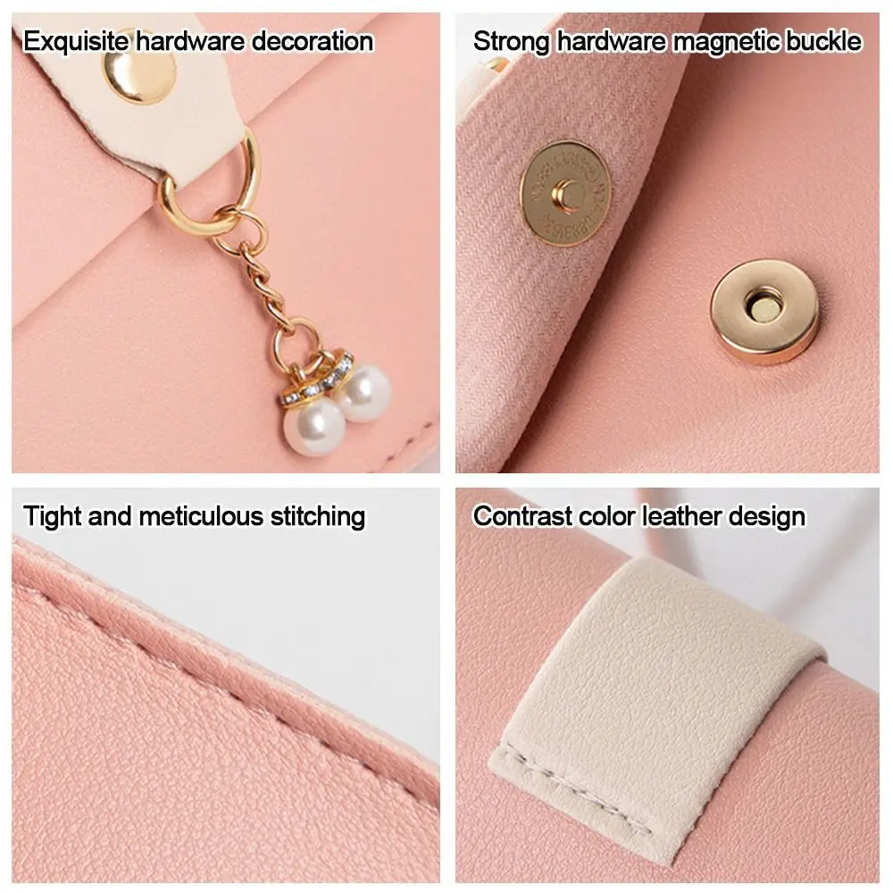 Modische kleine quadratische Umhängetasche Damenhandtasche Sommer Reise Mini-Geldbörse für Mädchen und Damen – Detail 11