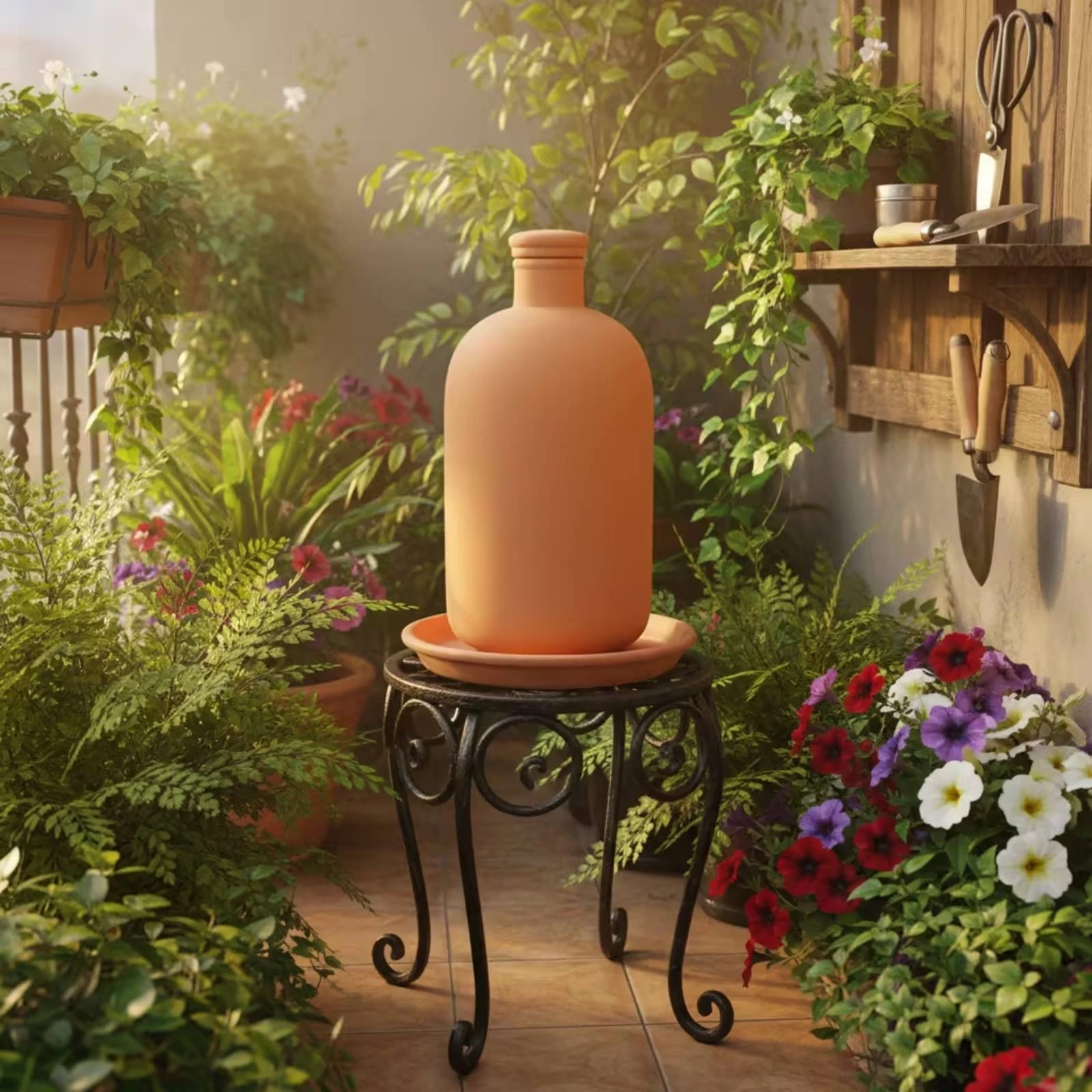 Gardening Tools And Accessories - Terracotta Ceramic Self Watering Olla Pot