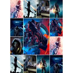 Mass Effect Gaming Poster Print Modern Mancave Wall Art Interior Design Home Decor Collection