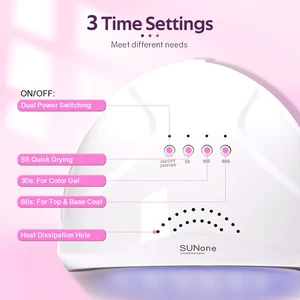48W UV LED مسمار مصباح المهنية هلام البولندية مصباح التجفيف مع 3 إعدادات الموقت 30 حبات صينية قابلة للفصل لصالون مانيكير المنزل أفضل 10 آلات حبة مبيعات - رقم 10