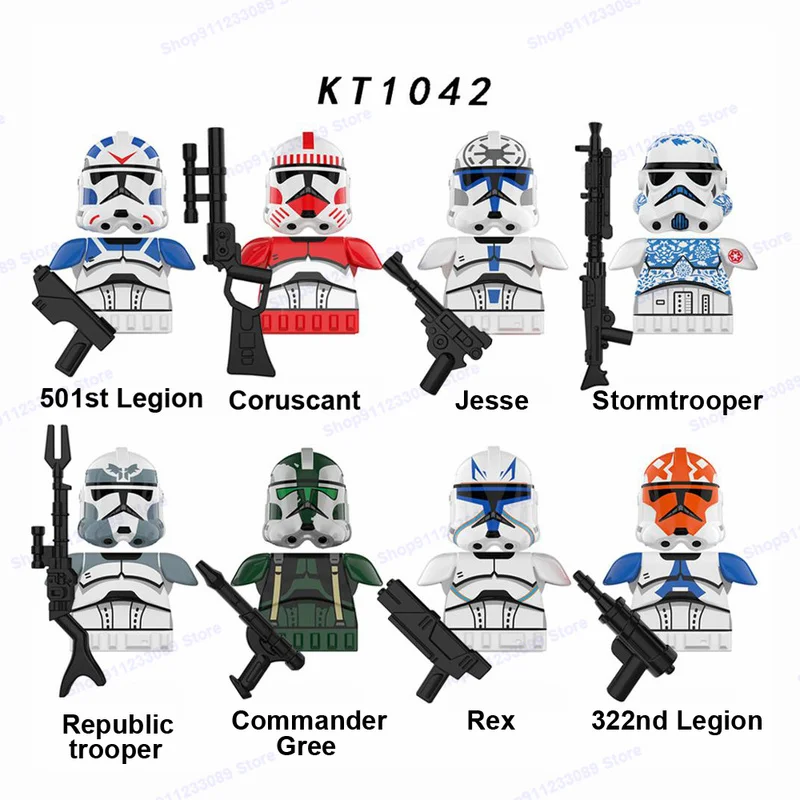 Star Wars Cute Mini Figures Mandalorians Technics Kawaii Assembled Building Blocks 4-5cm Model Dolls Toys for Kids Boys Gift