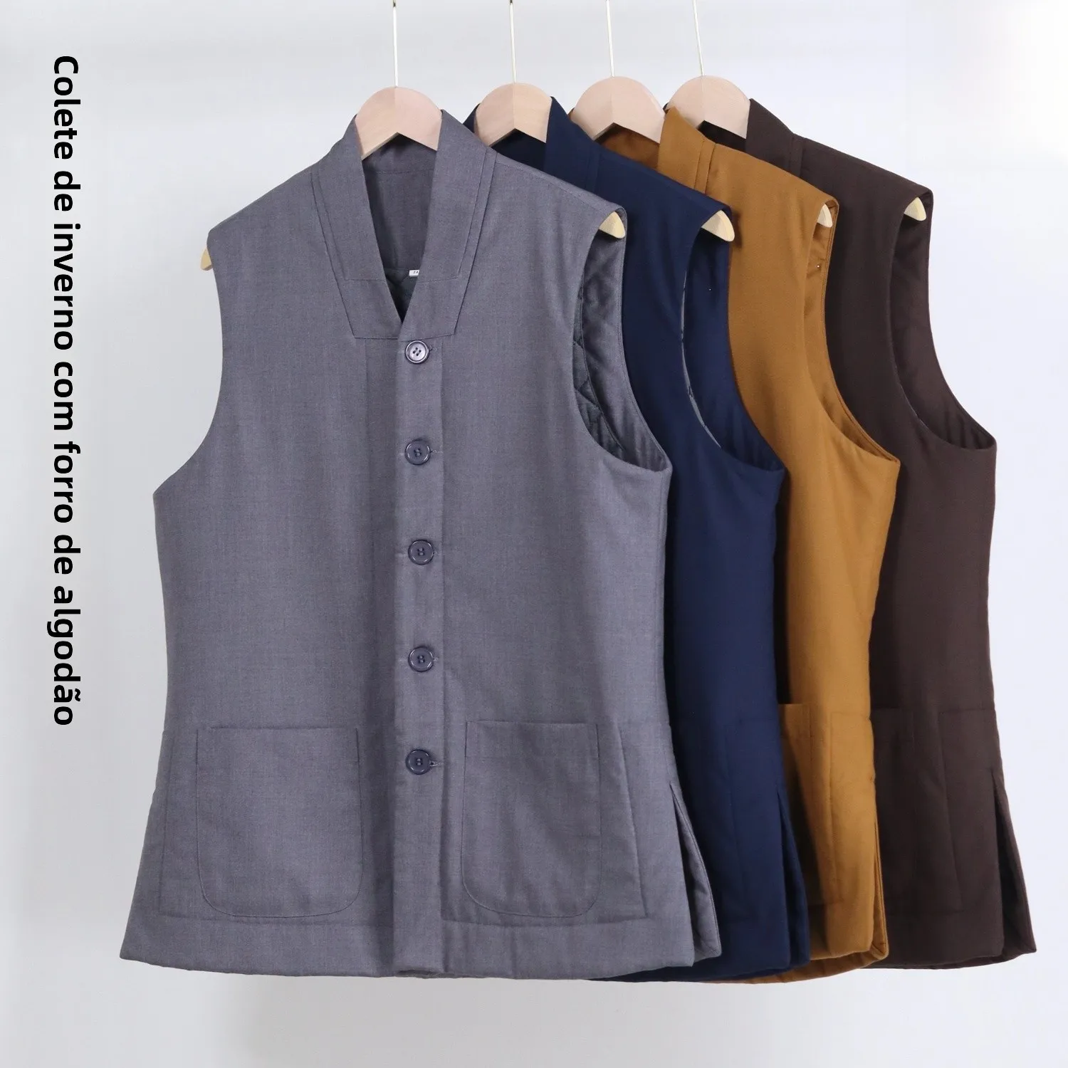 thickened-cotton-monk's-vest-winter-warm-religious-clothing-for-men-and-women-casual-loose-fit-pure-color-single-button