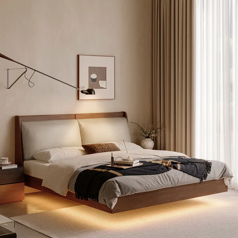 

Comfortable Big Size Bed Interior Fashion Chinese Creative Cheap Soft Double Clear Bed Decoration Camas De Casal Home Decoration