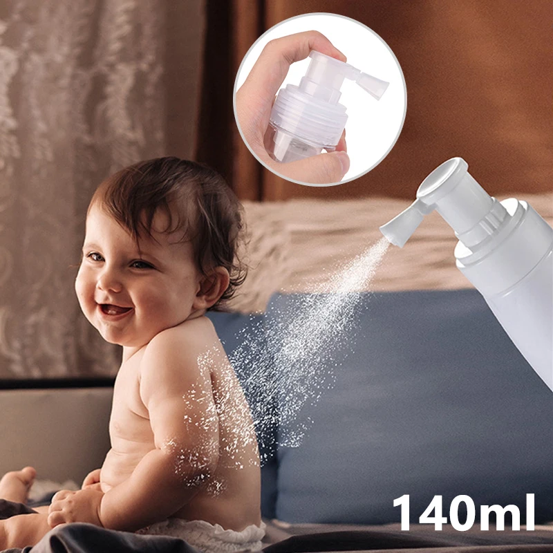 140ml Powder Atomizer Bottle Talcum Emulsion Spray Travel Container Lotion Dispenser Rotate Bottle Salon Accessories