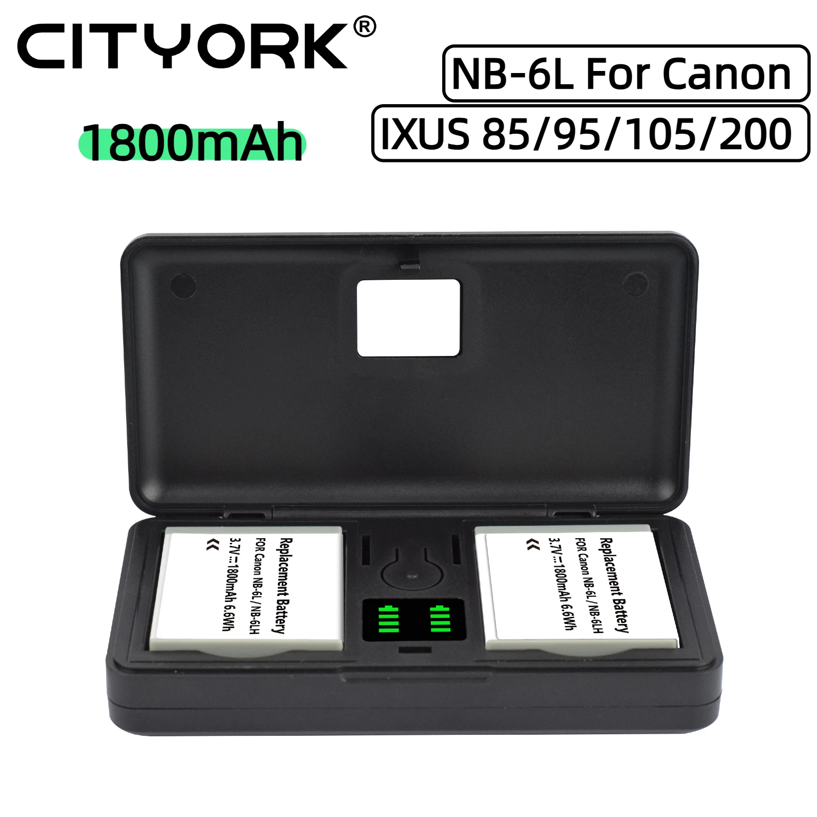 1800Mah NB-6L Batte… - image