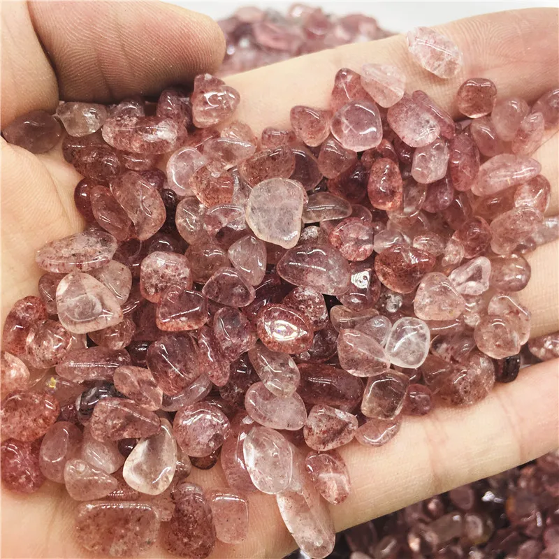 Wholesale 100g Natural Red Garnet Quartz Crystal Polished Stone Rock Gravel Gem Healing E04 Natural Stones and Minerals