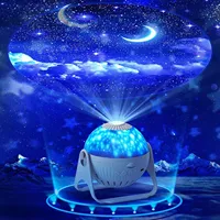 Hot Saleshot Sale Projector Night Light With Bluetooth Speaker Starry Sky Rotate Music Player LED Lamp Colorful Star Kids Baby G