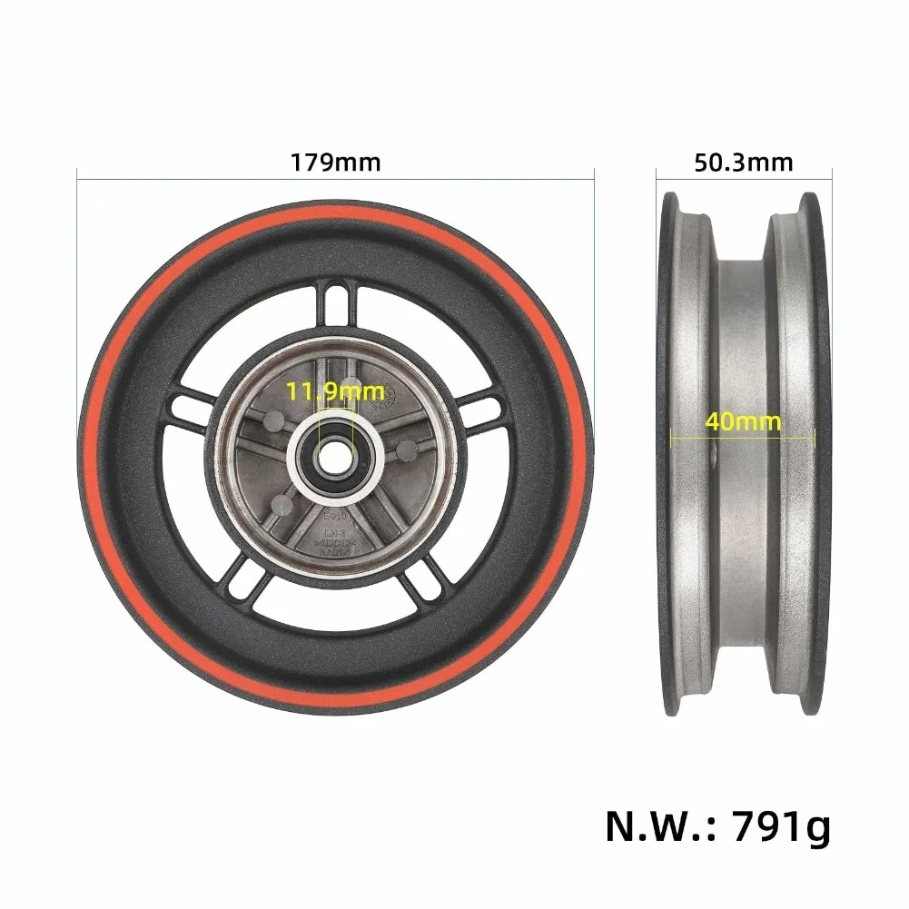 

1x Wheel Hub Or 5Max Electric Scooters Aluminum Alloy Front And Rear Wheel Assembly Replacement Accessories Cycling Parts