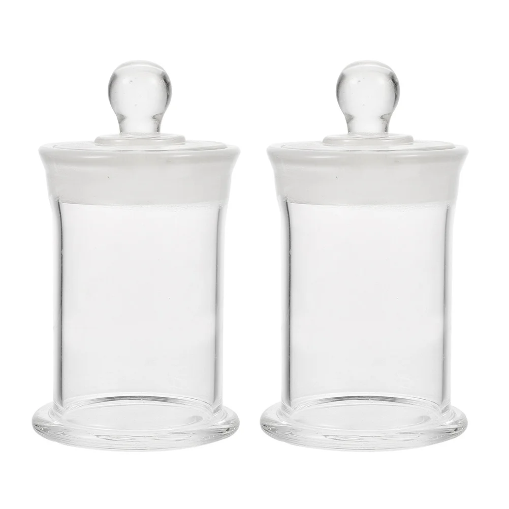 

2Pcs Laboratory Sample Bottle Clear Thickened Heat Resistant Borosilicate Glass Vial Sealing Bottle for Chemistry Science