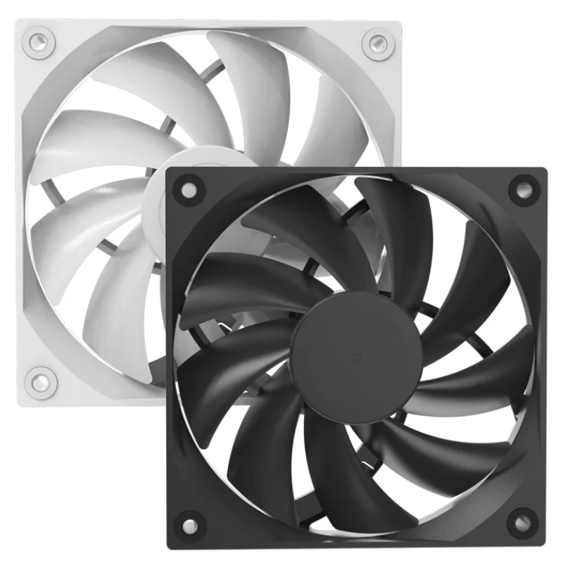 JUMPEAK JP120 120 mm Lüfter, 2000 U/min, hohe Geschwindigkeit, 4 PIN, PWM, geräuschloses Hydrauliklager, 12 cm Lüfter für Gaming-PC-Gehäuse, Flüssigkeitskühler