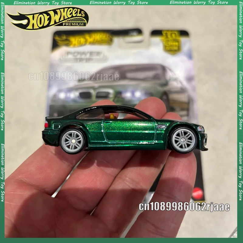 

Коллекционная модель автомобиля Hot Wheels BMW M3 Premium Car Culture Power Trip Series, масштаб 1/64, металлическая литая машинка Real Riders, игрушка для коллекционирования