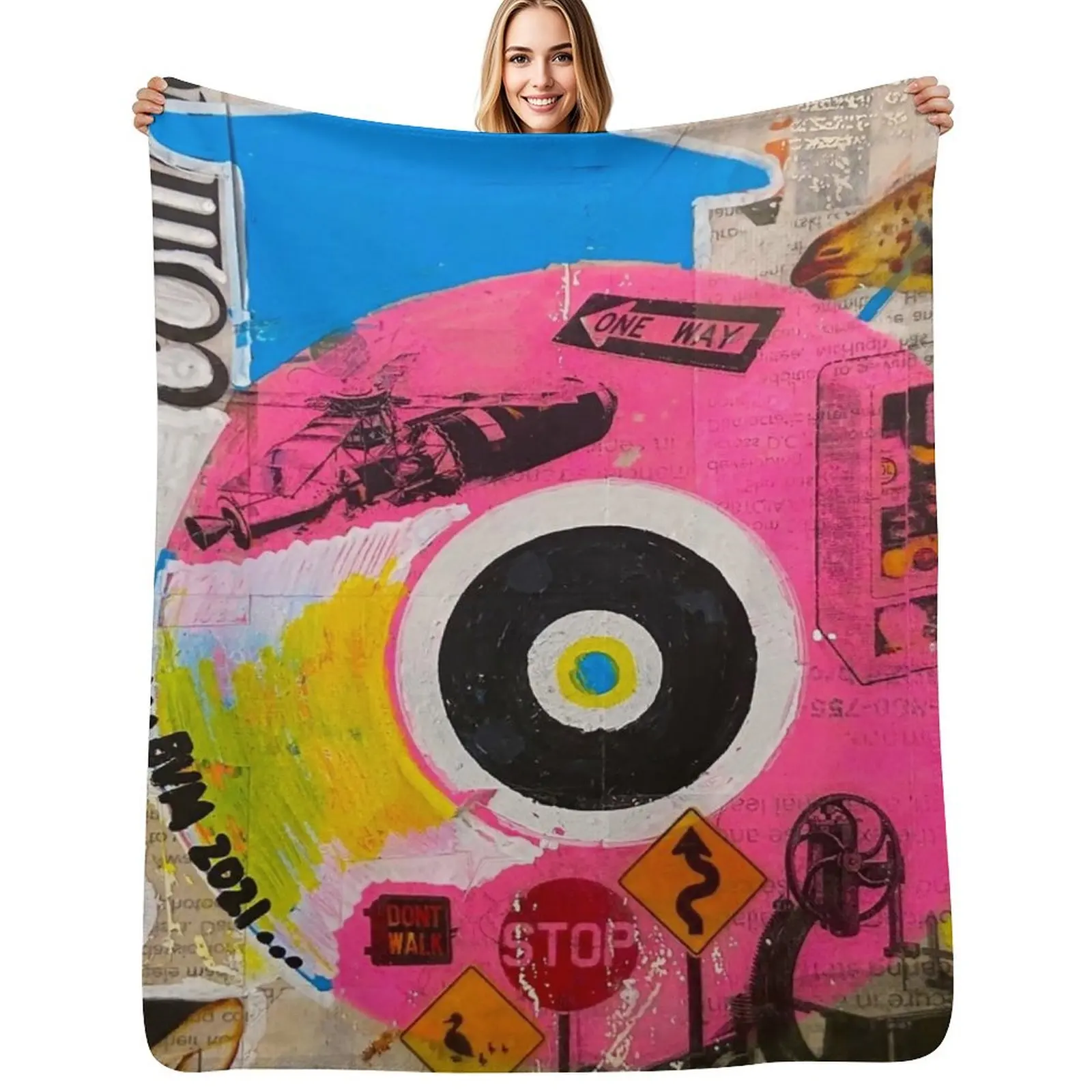 

When Worlds Collide Throw Blanket Polar Luxury St warm winter Luxury Designer Blankets