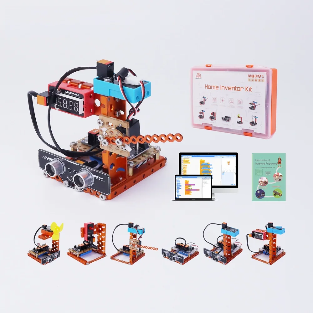 WEEEMAKE Home Smart Home Electronic DIY Robot Kit STEM Science Educational Toys Advanced Development Boards ELFS Mini Atmega328p