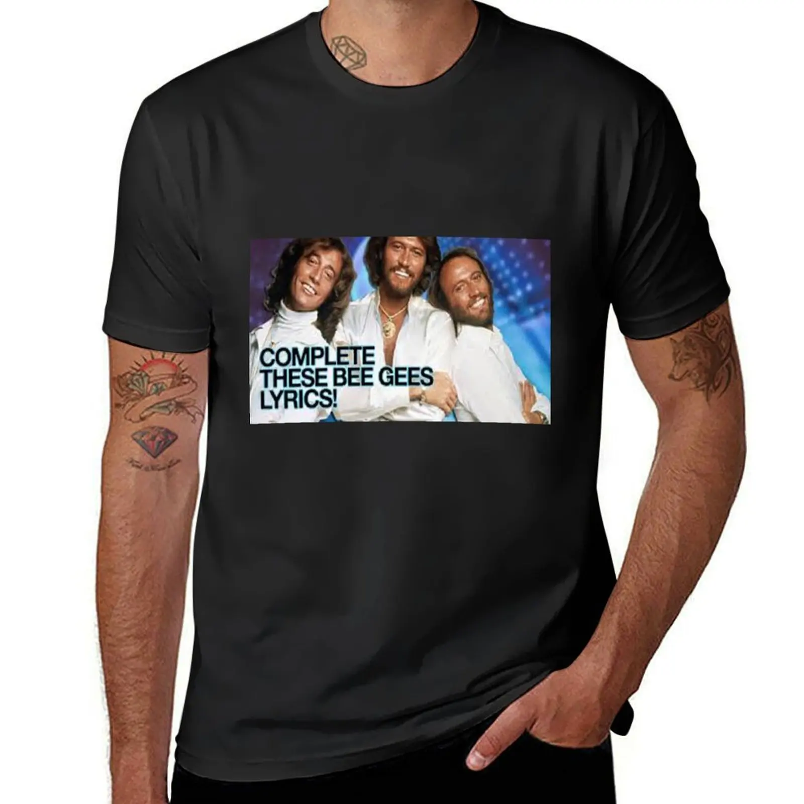 Bee Gees T-Shirt aesthetic clothes graphics new edition mens plain t shirts