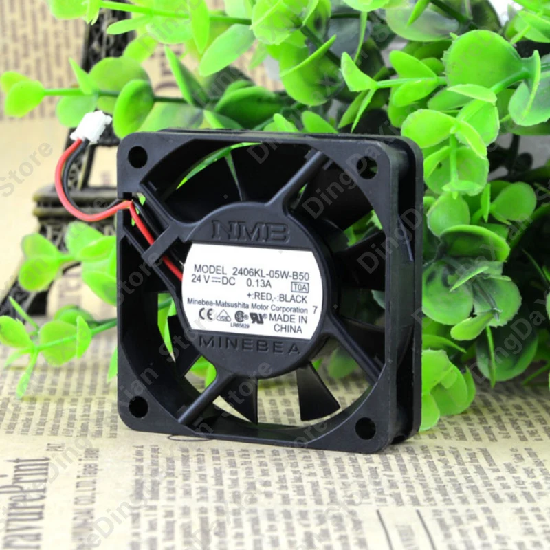 X For NMB 2406KL-05W-B50 | 24V 0.13A | 6CM | Inverter Industrial Chassis Cooling Fan 1PCS