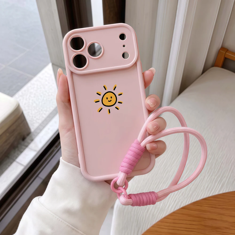 Cartoon-Sonnen-Lanyard-Handyhülle für Samsung Galaxy Note 20 S25 S26 Plus S24 S23 FE S24 S25 S23 Ultra A57 A55 5G Silikonhülle – Detail 8