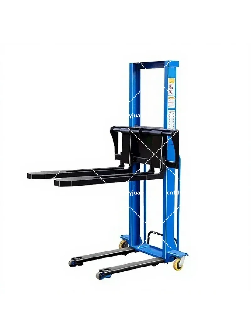 1.6M 500/1000KG Electric Lifting Forklift Portable Stacker Remote Control Hand Propelled Warehouse Handling Equipment