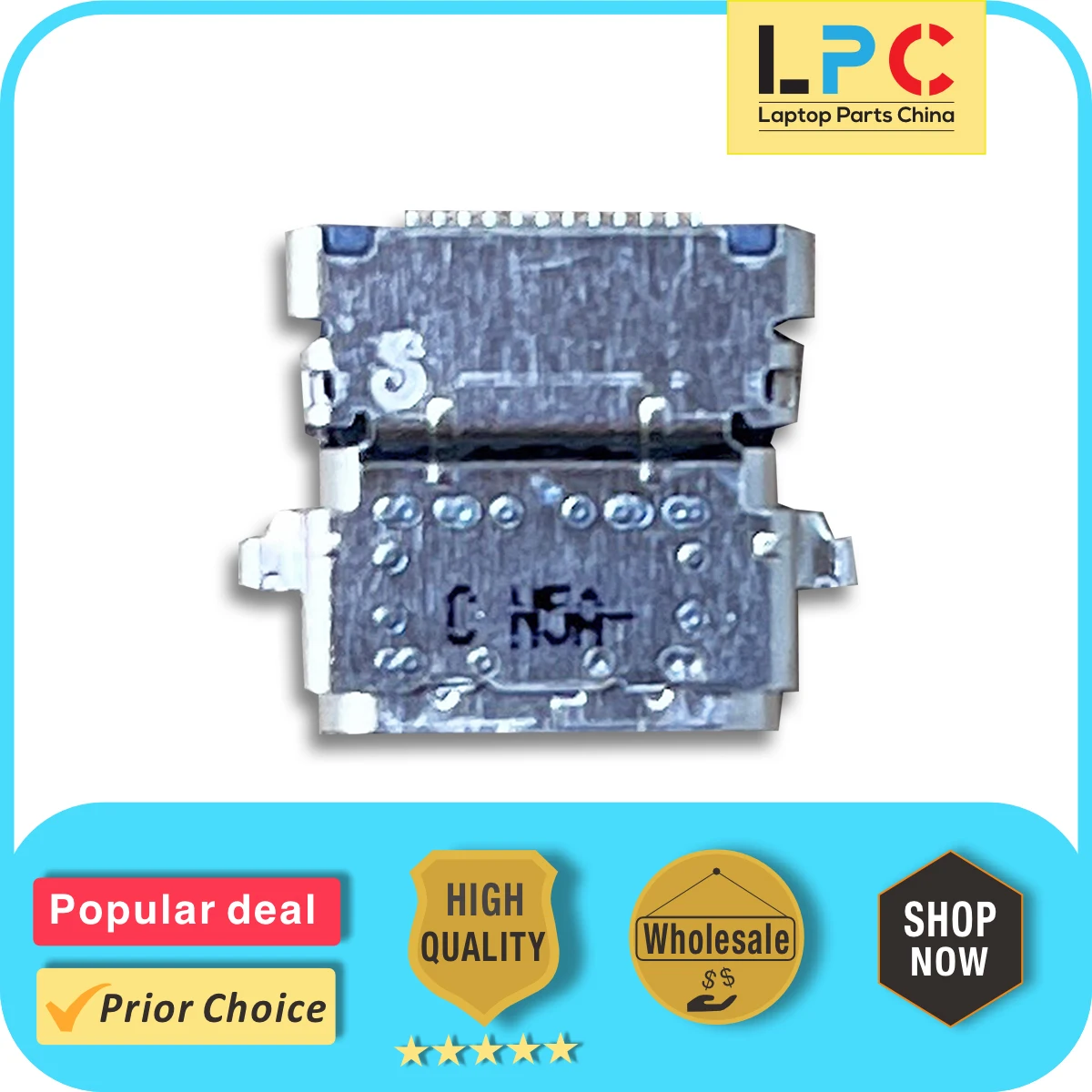 

For Lenovo ThinkPad T14 G3 21AH 21AJ T16 G1 21CF 21CG USB-C DC Power Jack Charging Port Socket Connector New