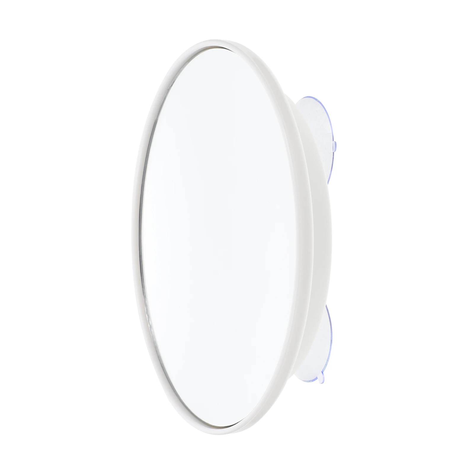 

Magnifying Mirror Suction Cup Vanity Makeup with Cups Decorative Bathroom Magnified Travel White for