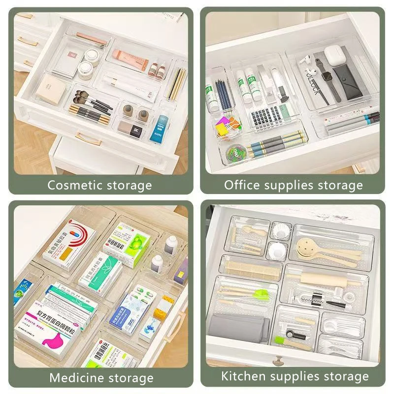 Desktop Combination Furniture Drawer Divider Cosmetic Box Storage With Drawers