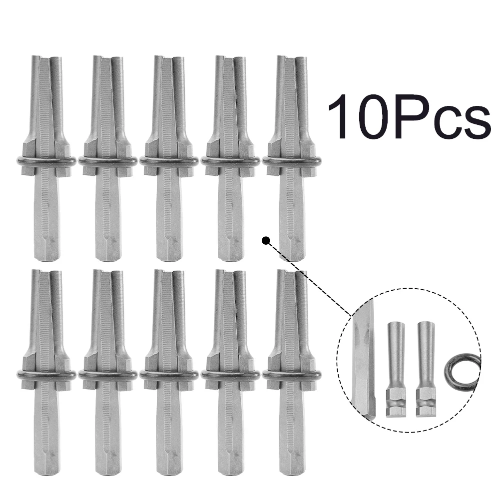 

User friendly 10 Set 58 Inch Plug Wedges And Feather Shims Rock Stone Splitter Hand Tool for Concrete Splitting